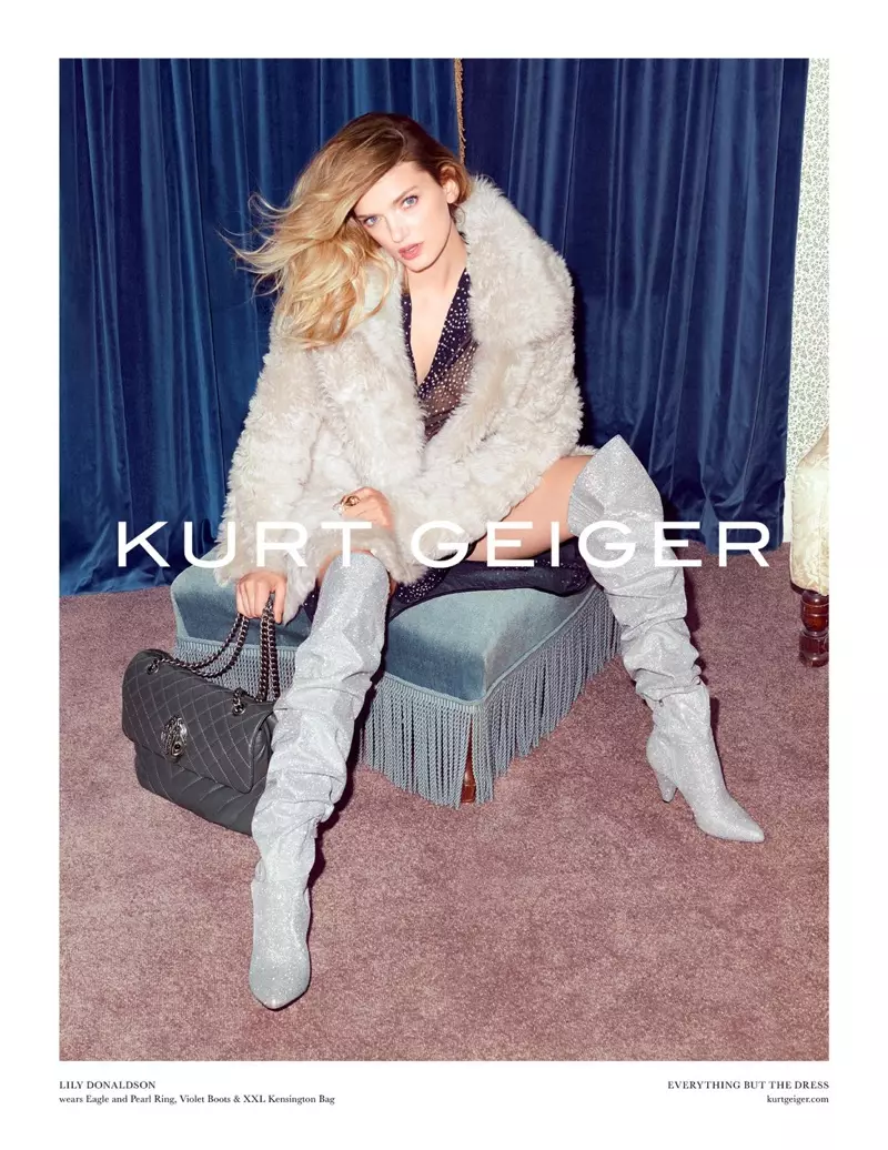 Ang tatak ng sapatos at accessories na si Kurt Geiger ay naglabas ng campaign sa taglagas-taglamig 2017