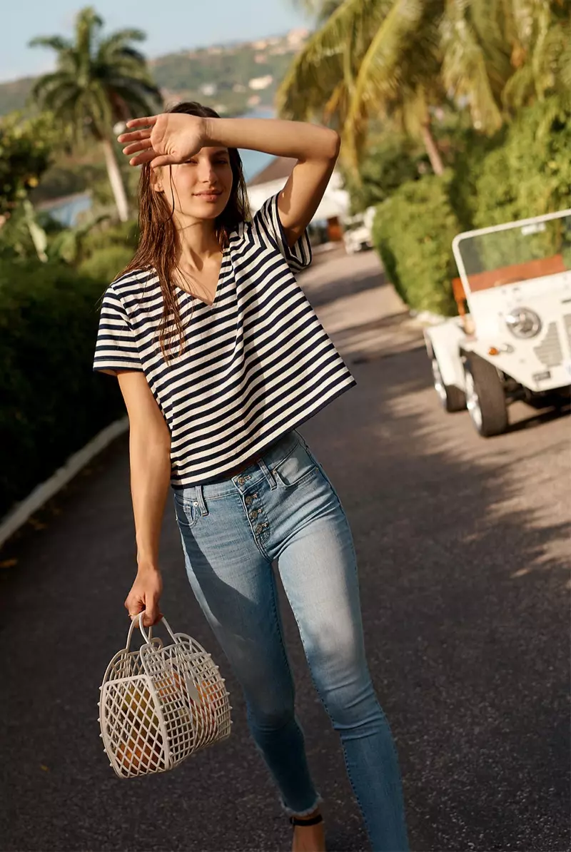 Madewell Setlist Boxy Top u Marton Stripe i 9