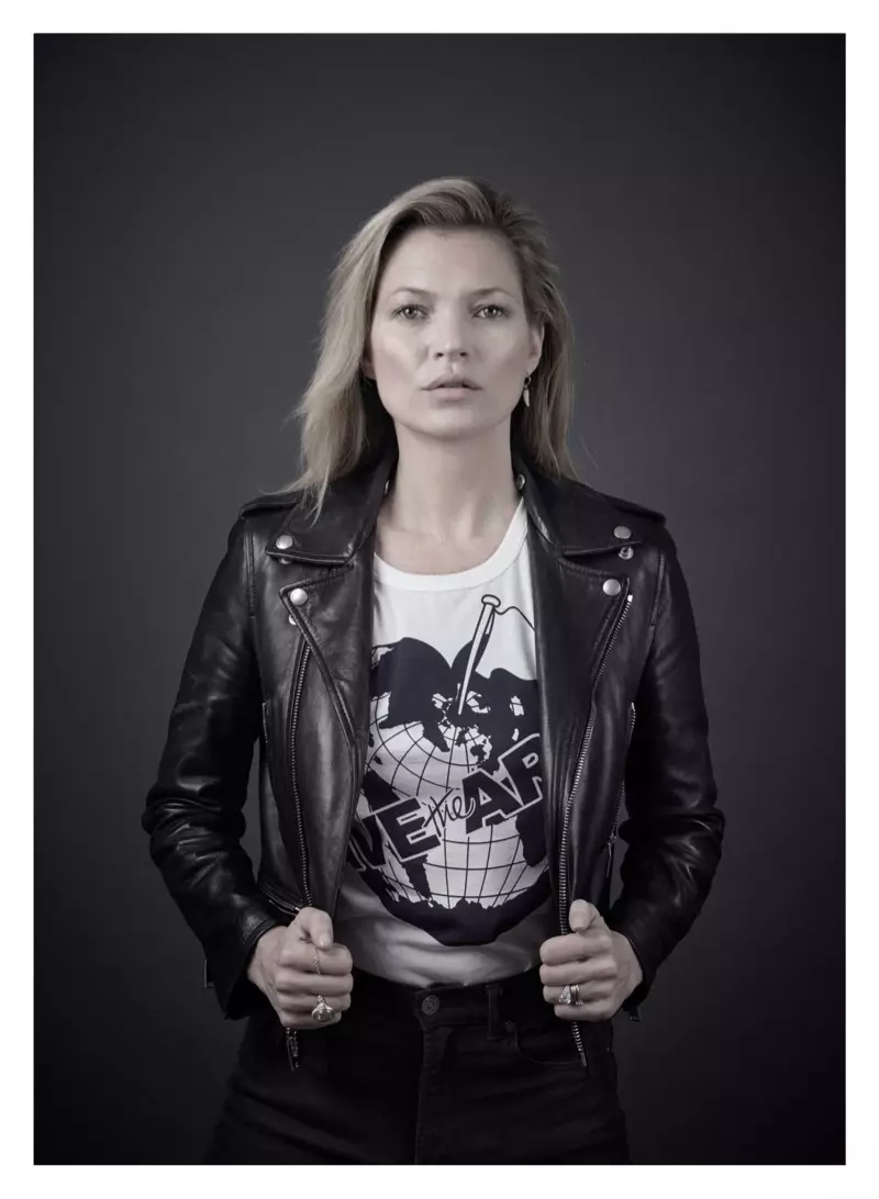 Kate Moss, Sienna Miller + Kintana bebe kokoa dia mipoitra ao amin'ny Save the Arctic T-Shirt