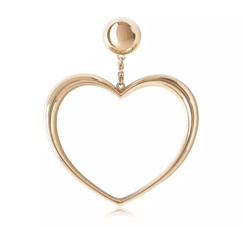 Сережки-обручі Magdalena Frackowiak Jewelry Heart 4928 $