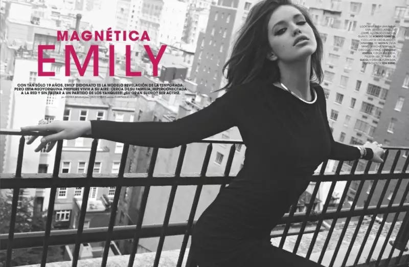 Emily DiDonato autorstwa Davida Roemera dla Marie Claire Hiszpania październik 2010