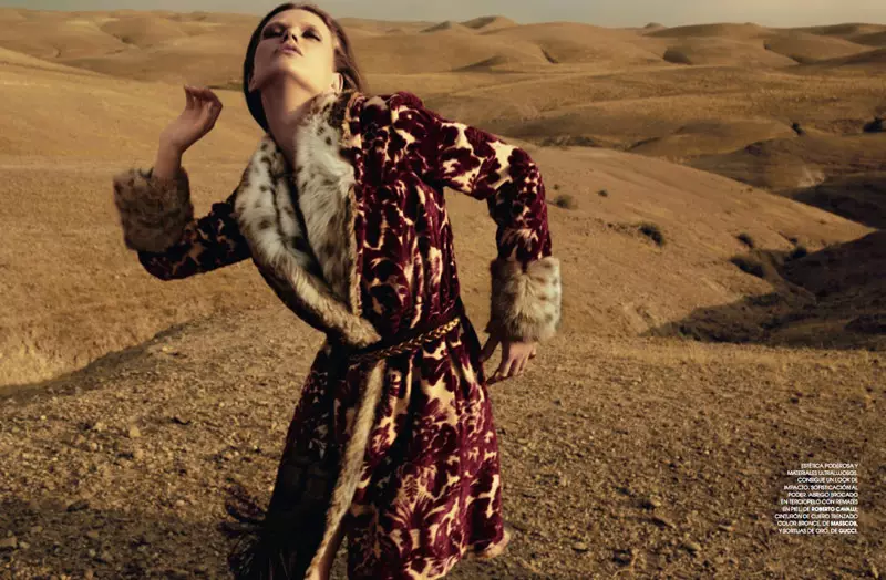 Lyoka Tyagnereva de David Roemer por Marie Claire Hispanio septembro 2010