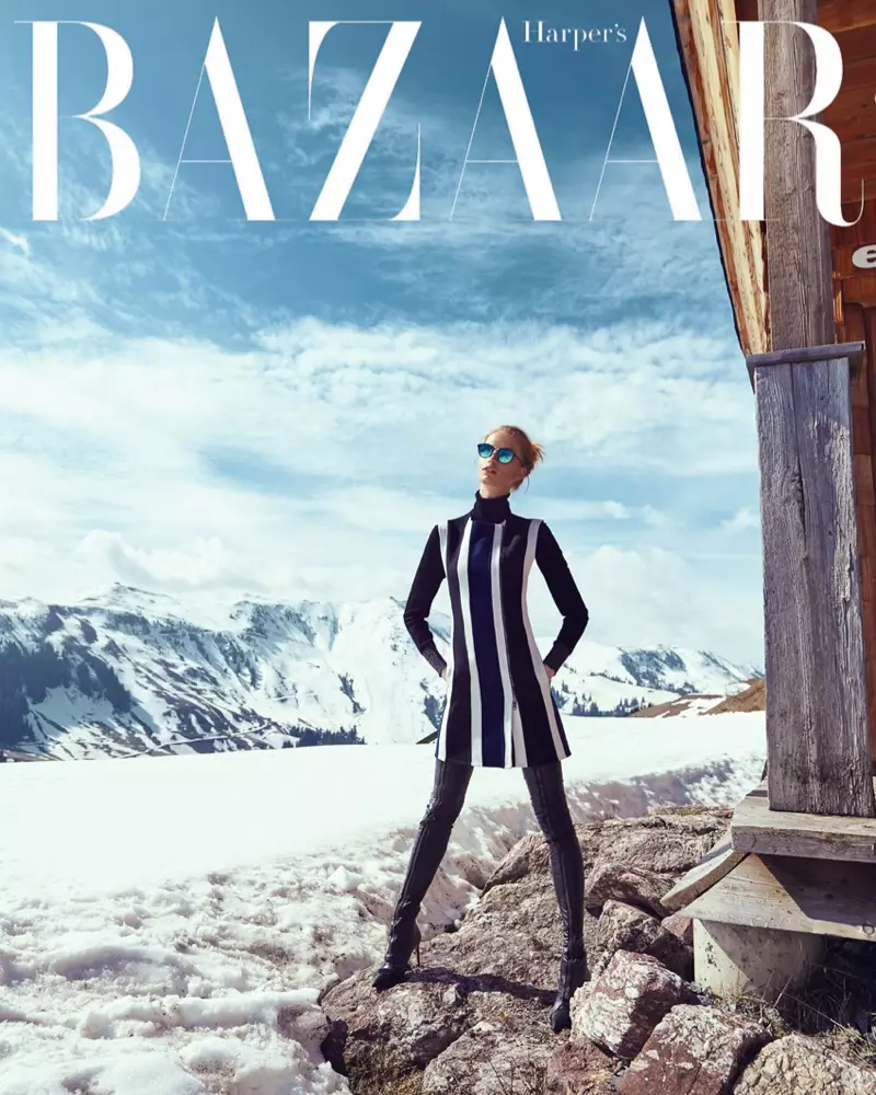 Luisa Bianchin á Harper's Bazaar Tékkneskum nóvember 2016 Forsíðu