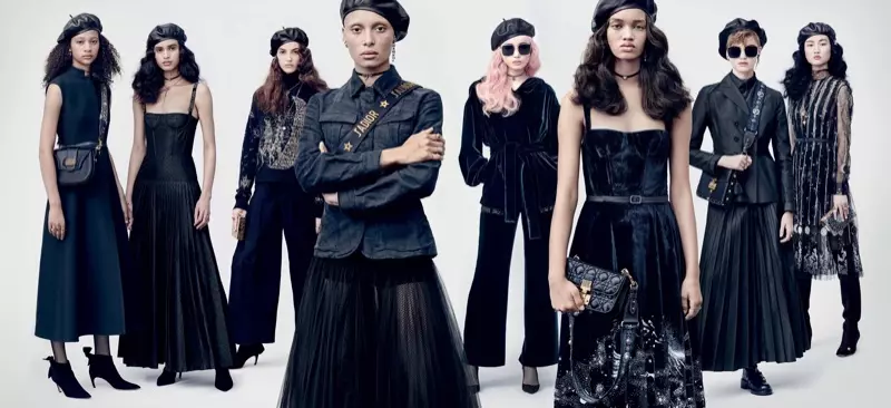 Un'immagine della campagna pubblicitaria di Dior per l'autunno 2017