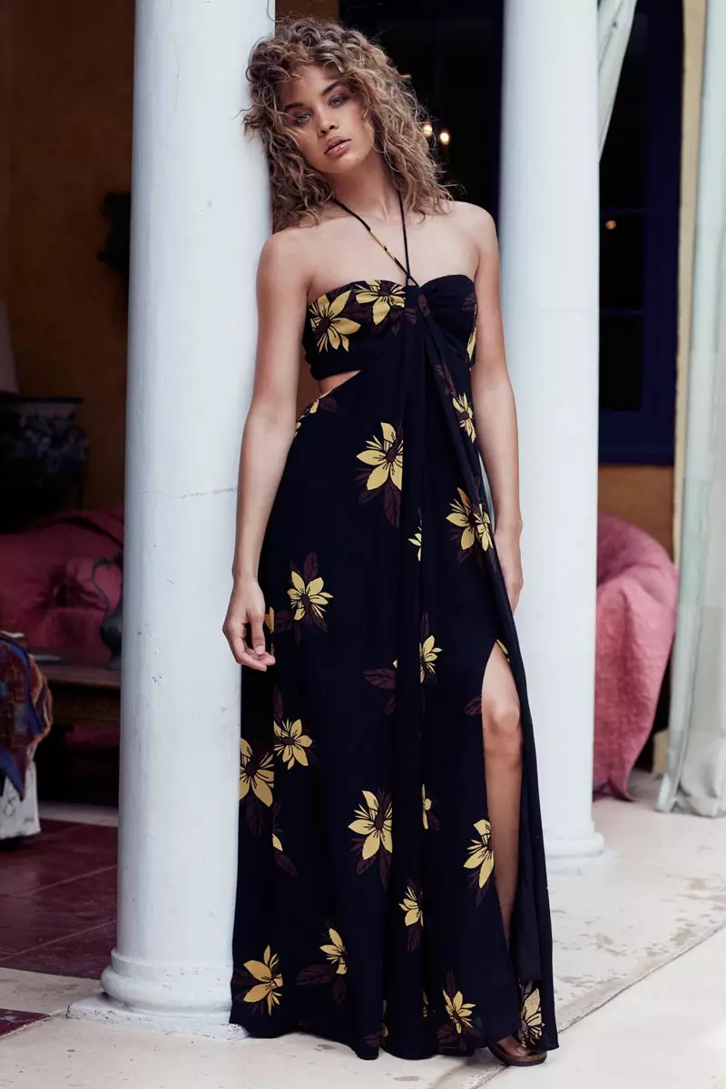 Free People Tropical Escape Maxi šaty