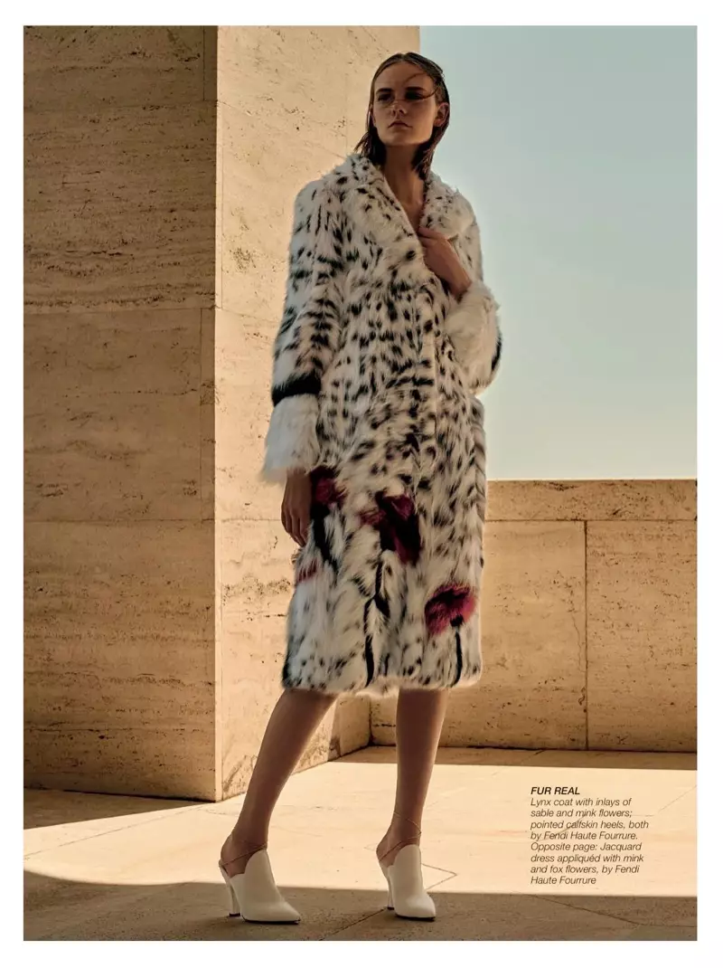 Nimue Smit Charms u Fendi Haute Couture za Hong Kong Tatler