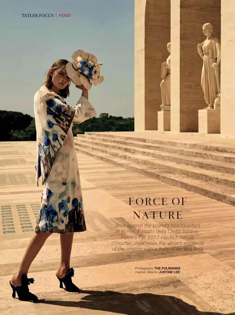 Nimue Smit Charms Fendi Haute Couture, Honkongas Tatler