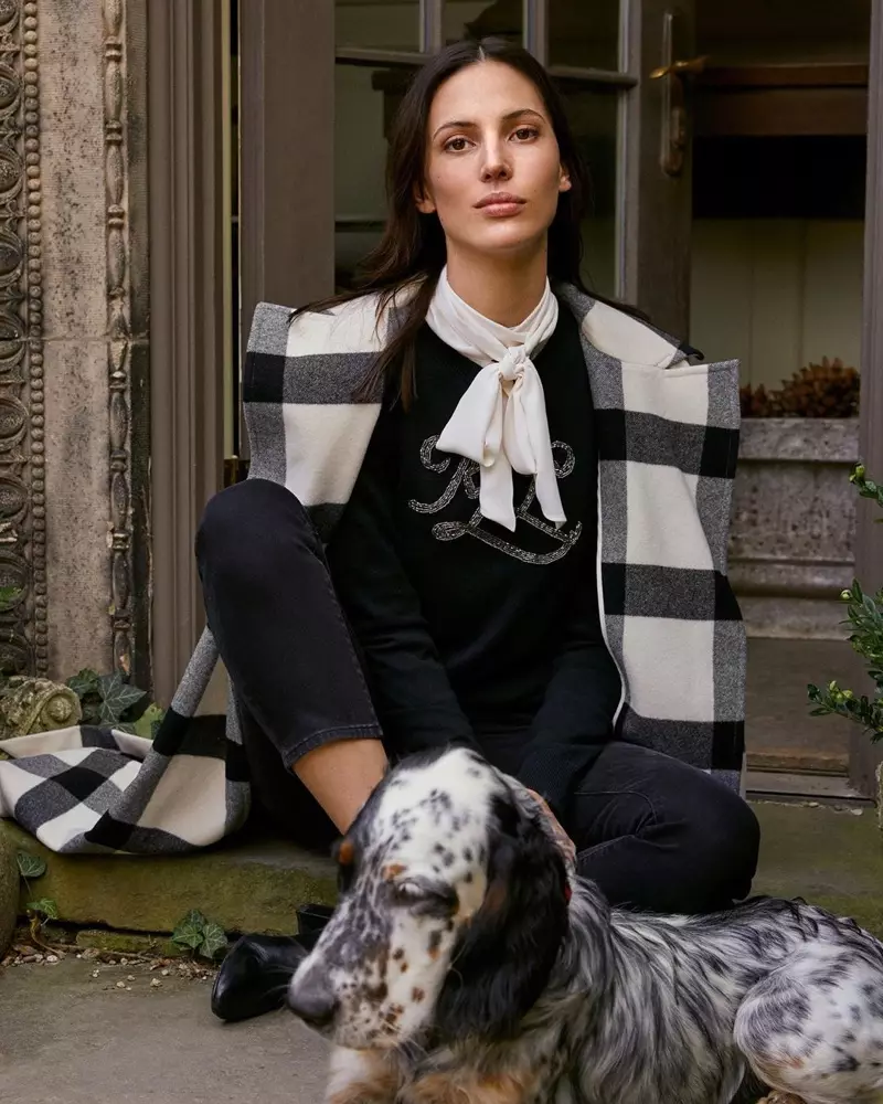 Ruby Aldridge à la tête de la campagne Lauren Ralph Lauren Holiday 2019