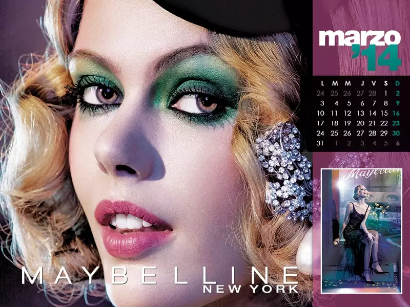 Календар Maybelline 2014