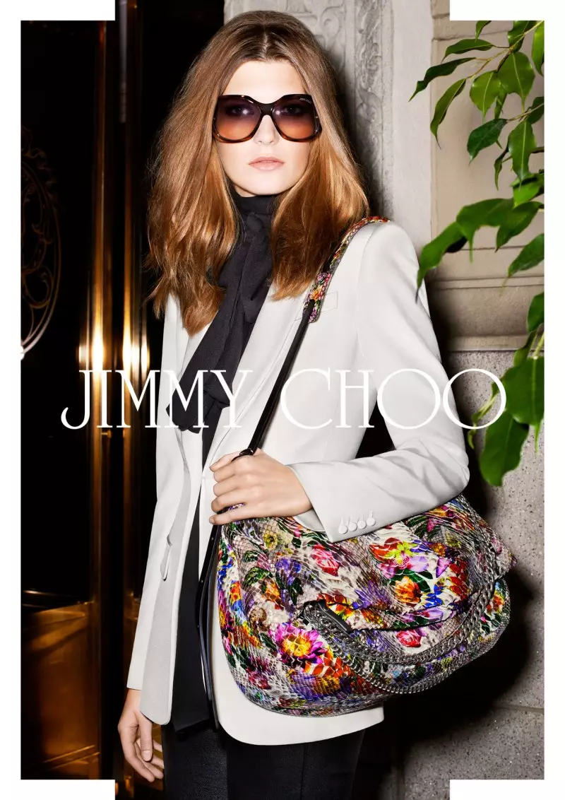 Jimmy Choo escolhe Valerija Kelava para a campanha Glamorous Spring 2013