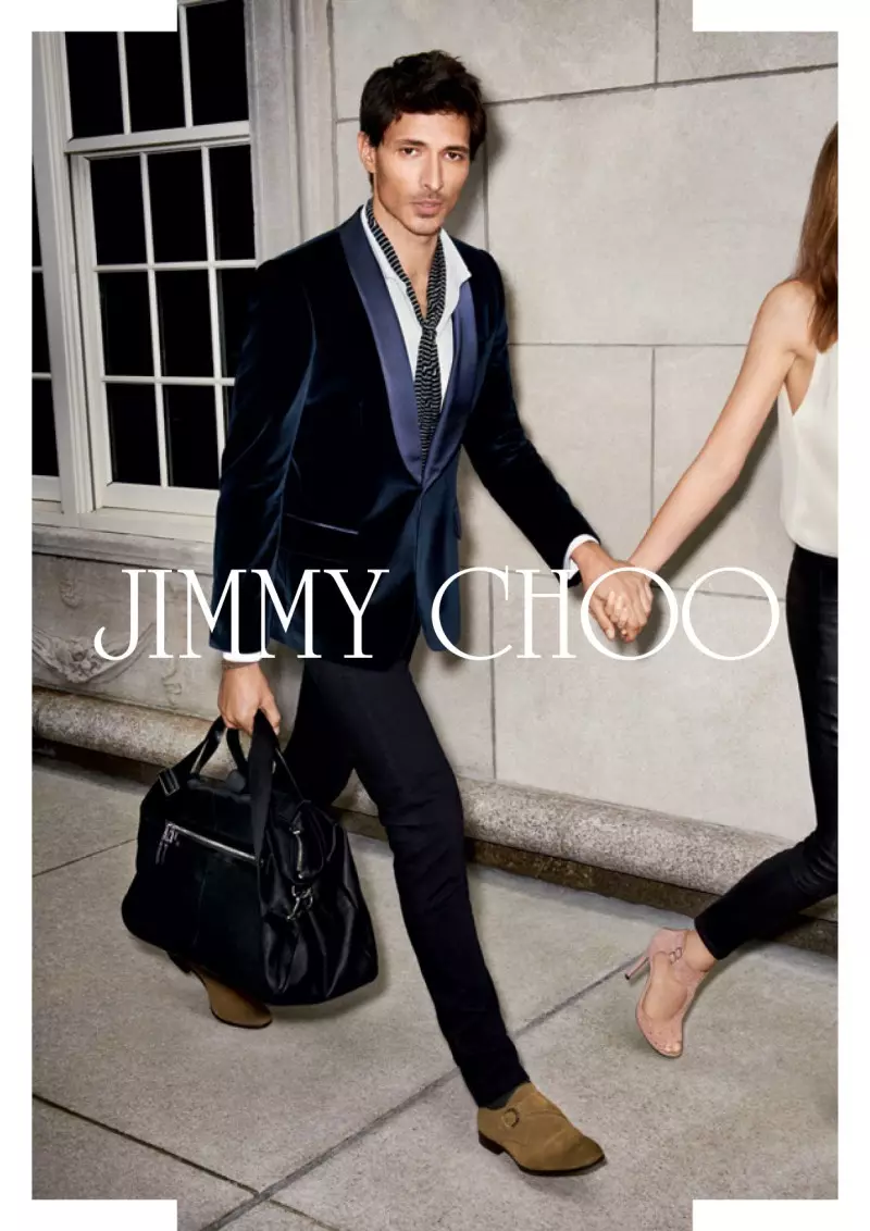 Jimmy Choo Nutul Valerija Kelava kanggo Kampanye Glamorous Spring 2013