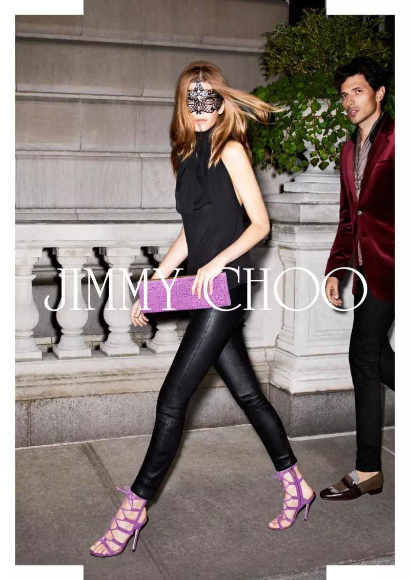 Jimmy Choo, Glamorous Spring 2013 Kampanyası için Valerija Kelava'ya Dokundu