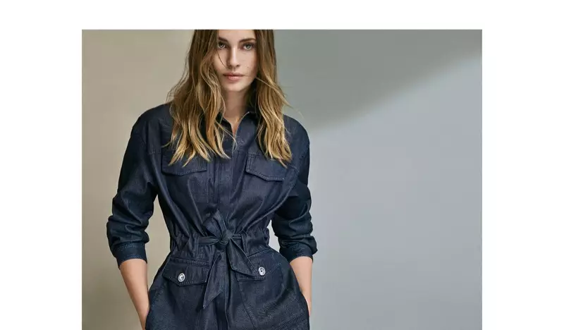 Una giacca ispirata al safari della collezione primavera 2016 di Massimo Dutti