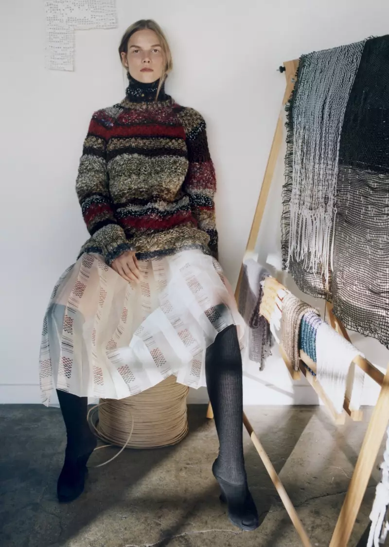 Suvi Koponen Layers Up in Pre-Fall Looks for Dior Magazine