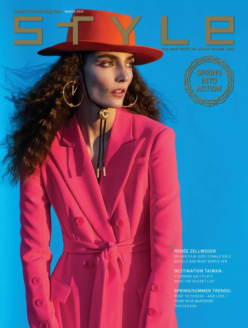 Zuzanna Bijoch SCMP ئۇسلۇبىدىكى Mark Squires 2020 Cover مودا تەھرىرى