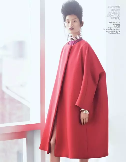 Ming Xi 和 Antonia Wesseloh 為 Vogue 中國 2012 年 11 月設計的運動裝扮，作者 Andrew Yee