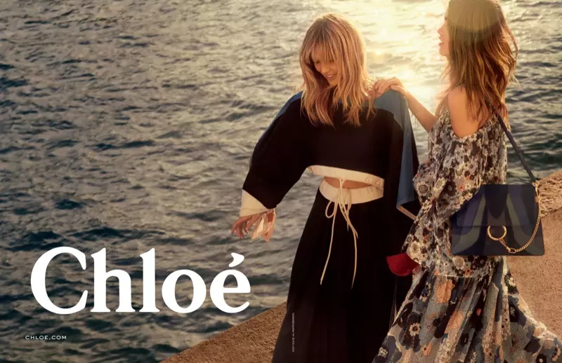 Chloe 在 2017 年春季广告大片中突出波西米亚风格