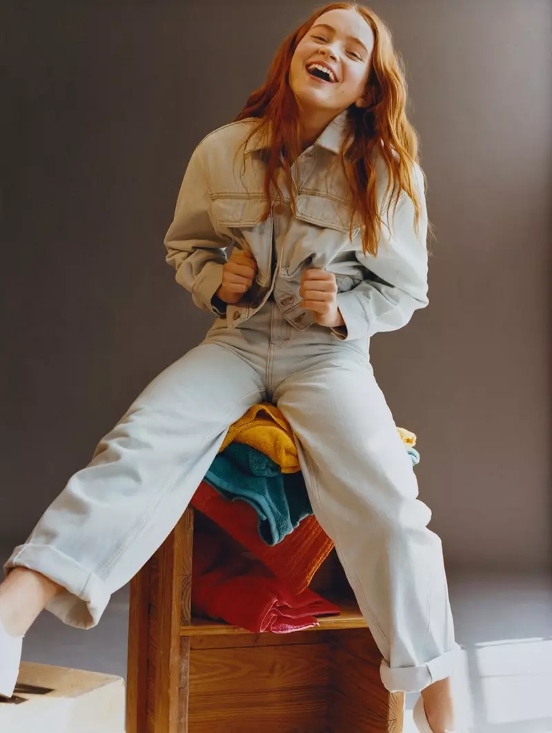 Sadie Sink Pull & Bear кампанит ажилд тоглосон