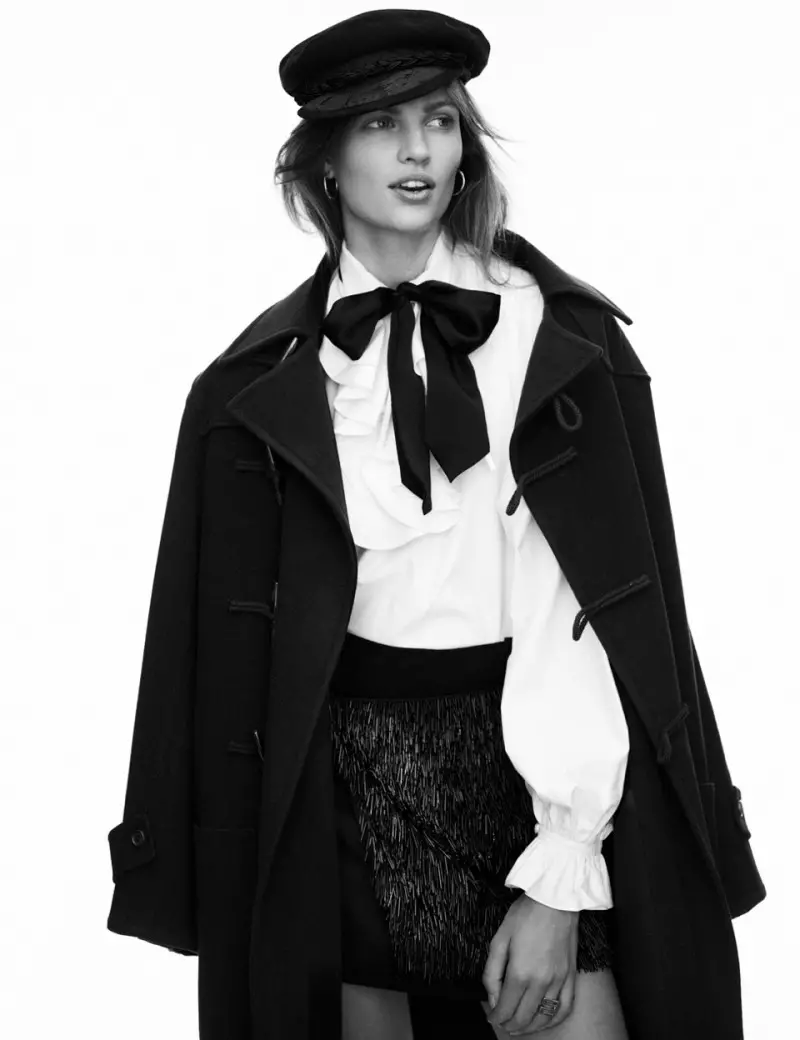 Bette Franke Models Fall Looks in Thomas Whiteside's Elle France Shoot