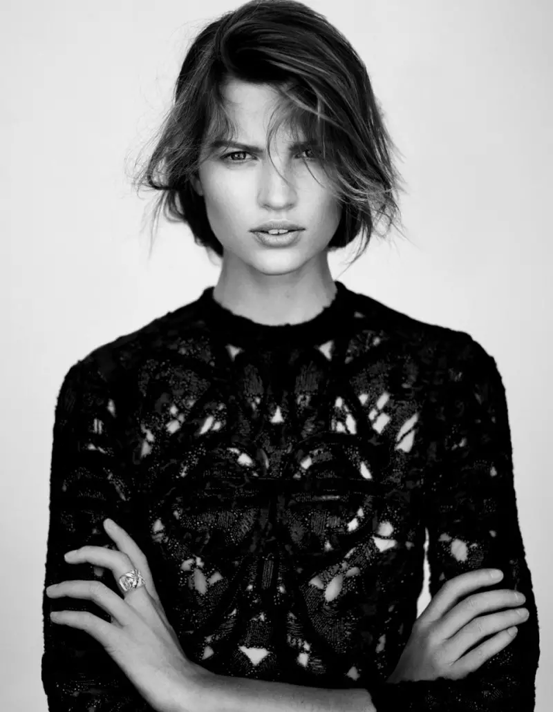 Bette Franke modeloen udazkeneko itxurak Thomas Whitesideren Elle France Shoot-n