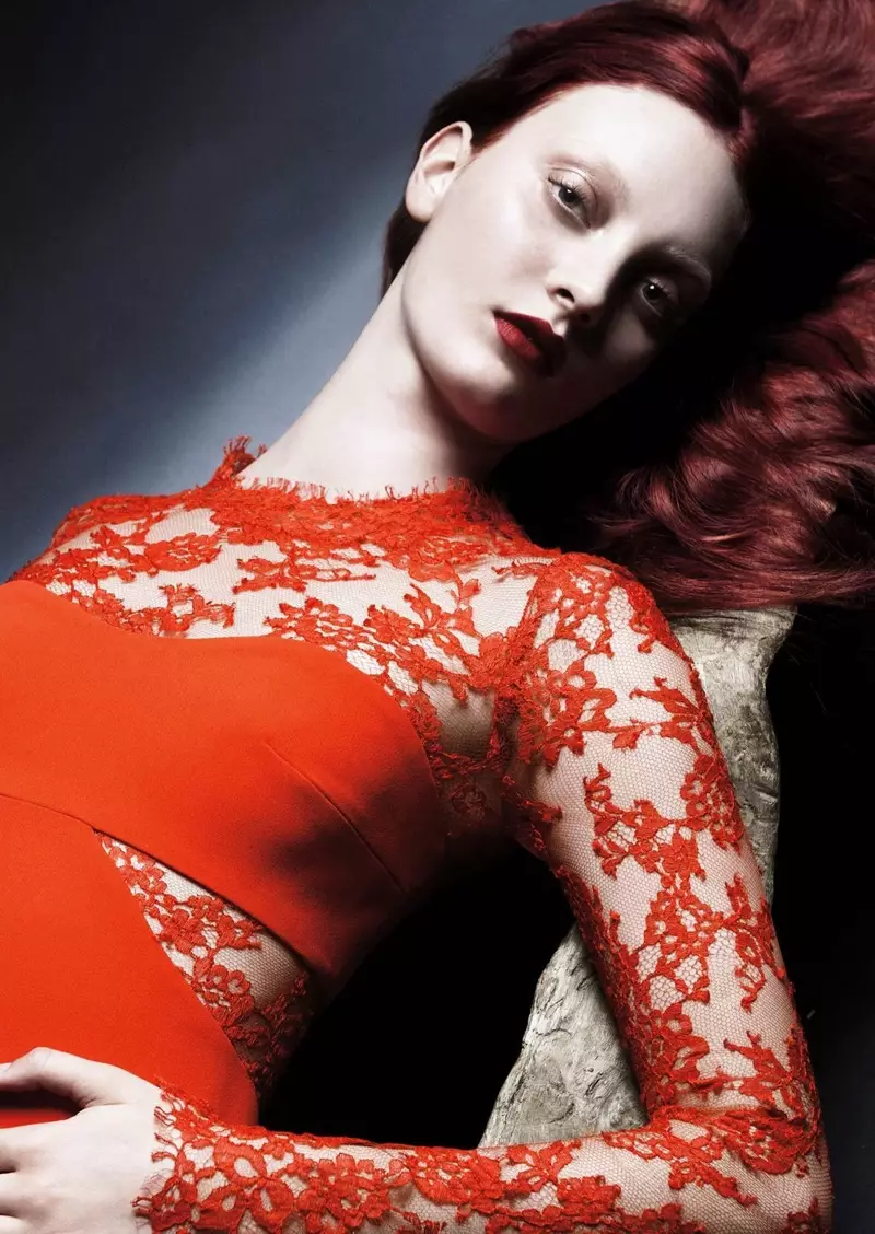 Codie Young Stars sa Monique Lhuillier Spring/Summer 2014 Campaign