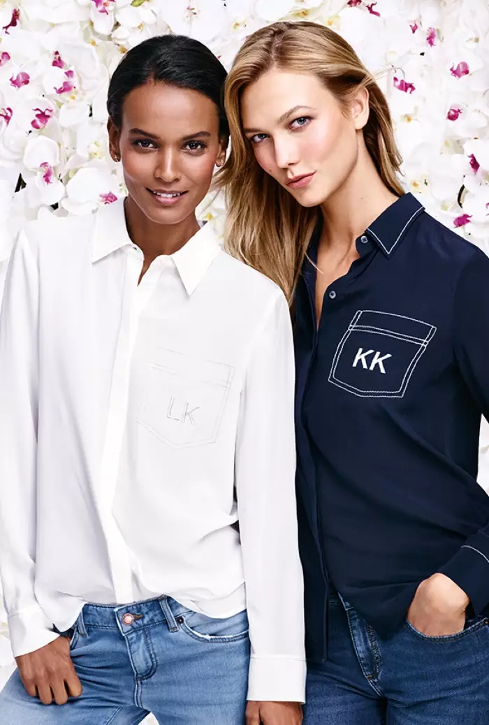 Liya Kebede ir Karlie Kloss už Joe Fresh