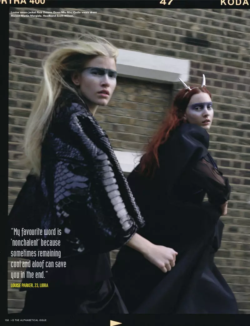 Cara Delevingne ، Codie Young ۋە باشقىلار Grace i-D نىڭ رىچارد بۇشنىڭ باھاردىن بۇرۇنقى سانى