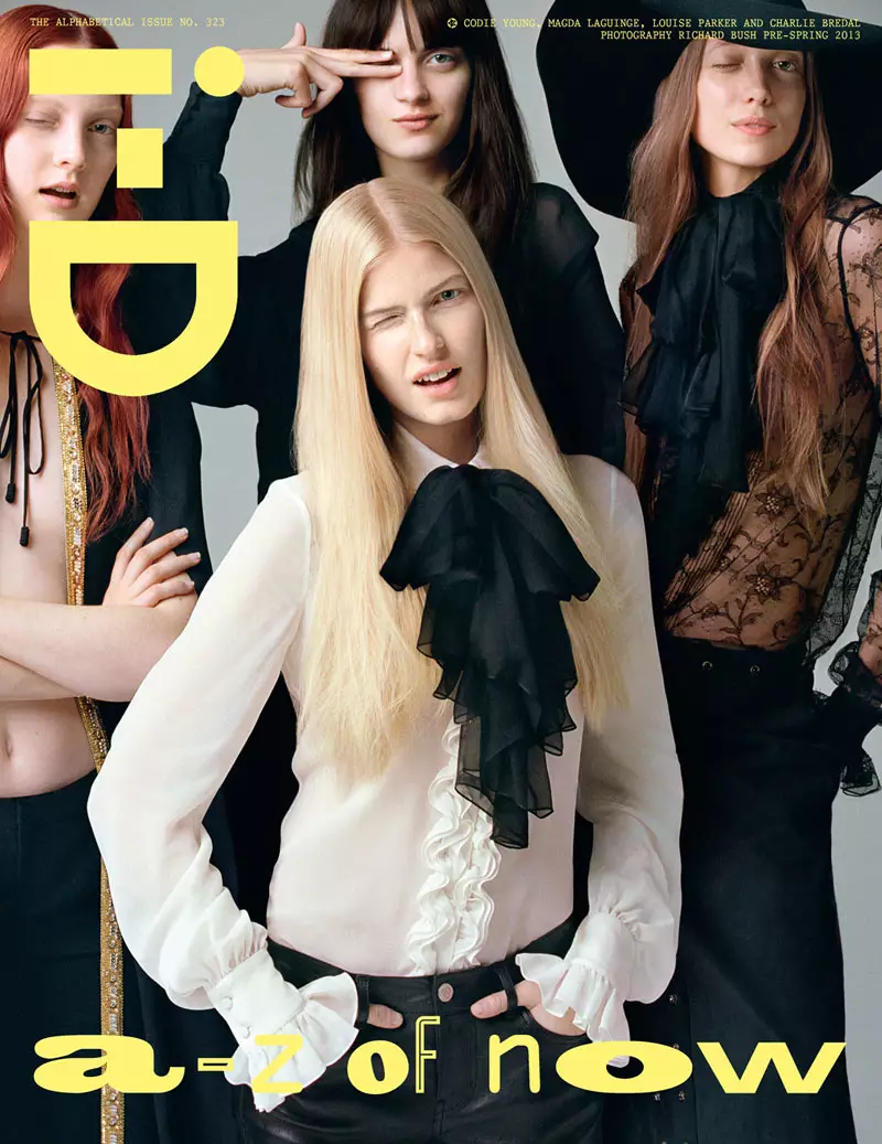 Cara Delevingne, Codie Young og andre Grace i-Ds Pre-Spring Issue av Richard Bush