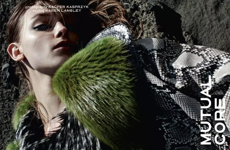 Daga Ziober por Kacper Kasprzyk para Dazed & Confused agosto de 2011