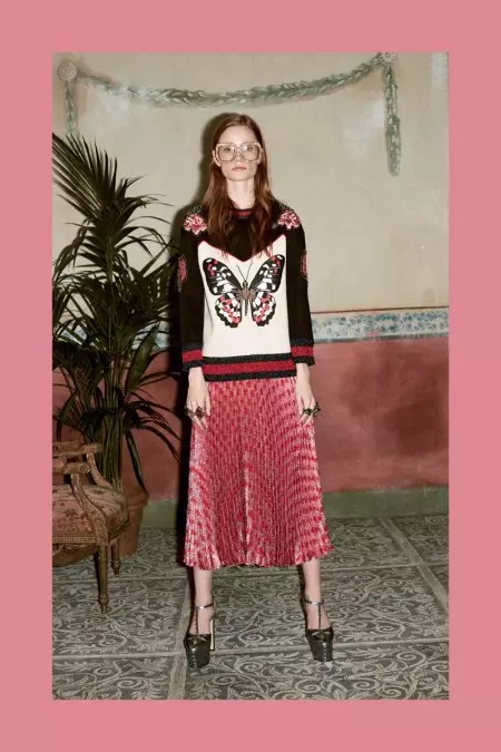 Gucci establece unha campaña previa ao outono nun aviario