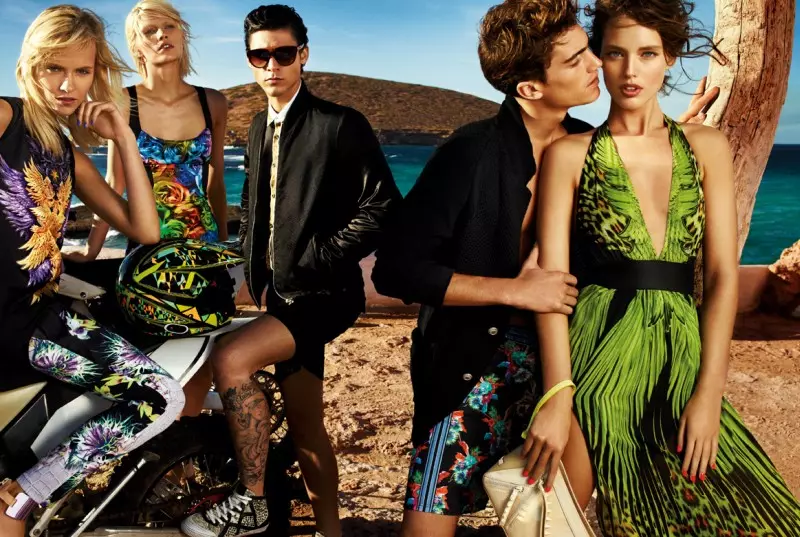 Alīna Vēbere, Ginta Lapiņa un Emīlija DiDonato piedalās kampaņā Just Cavalli Spring 2013