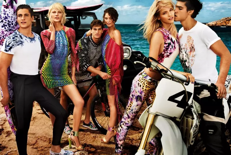 Aline Weber, Ginta Lapina en Emily DiDonato stjer yn Just Cavalli Spring 2013 Campaign