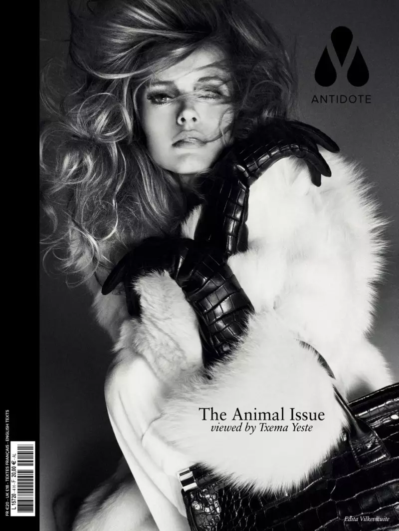 Daphne Groeneveld, Jac Jagaciak, Liu Wen, Crystal Renn ma isi Ufiufi le Antidote's Animal Issue