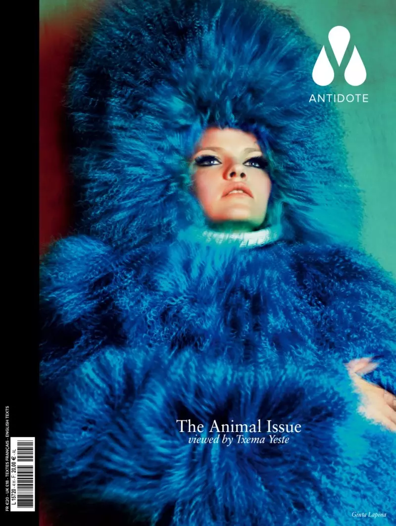 Daphne Groeneveld, Jac Jagaciak, Liu Wen, Crystal Renn en ander Cover Antidote's Animal Issue