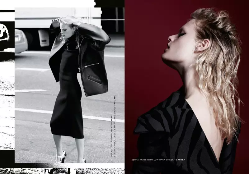 Lurve සඟරාව සඳහා Hanne Gaby Odiele Poses #8