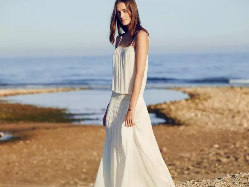 Josephine modél pakéan maxi bodas tina Mango