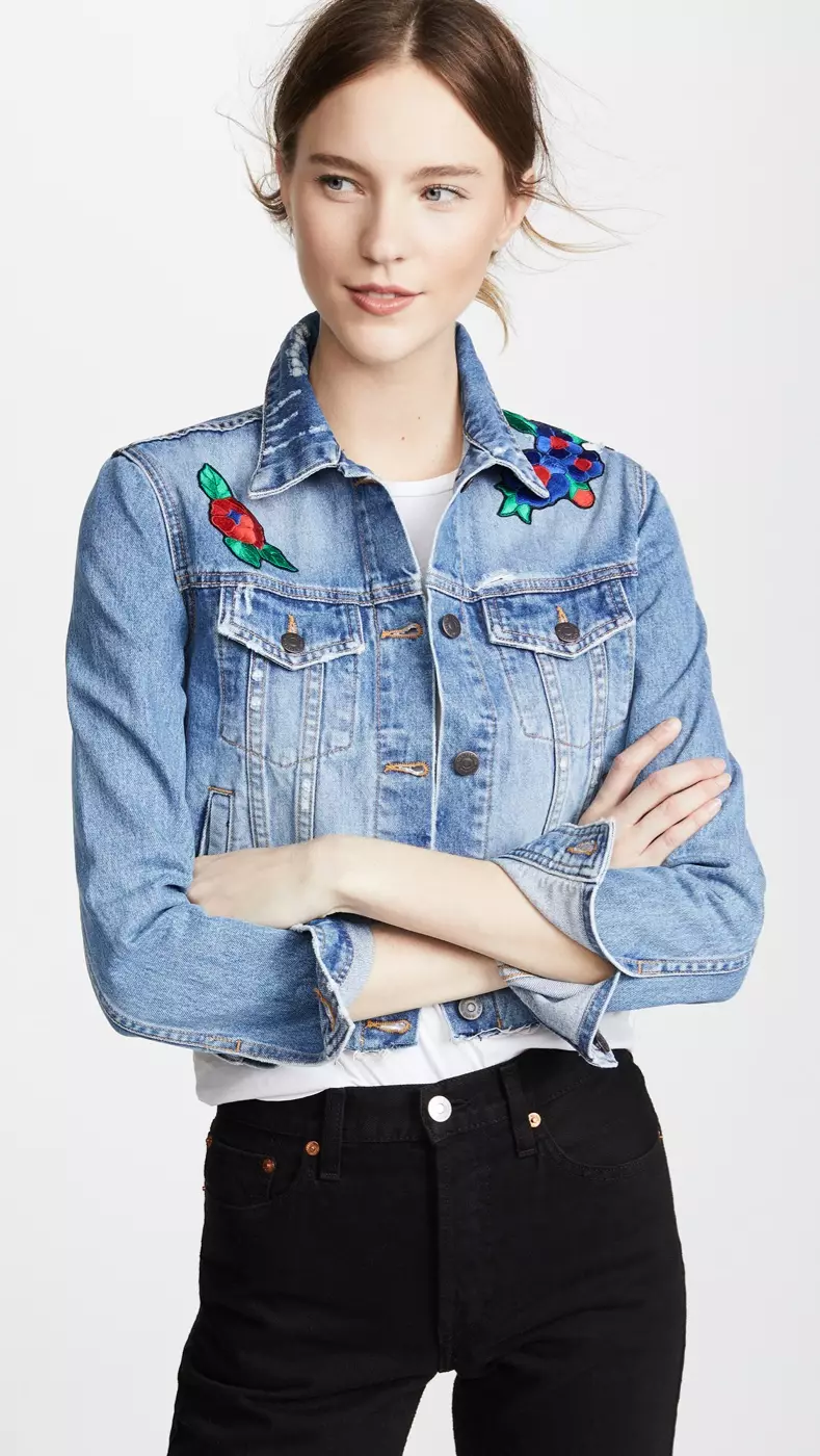 Veronica Beard Cara Jean Jacket $425