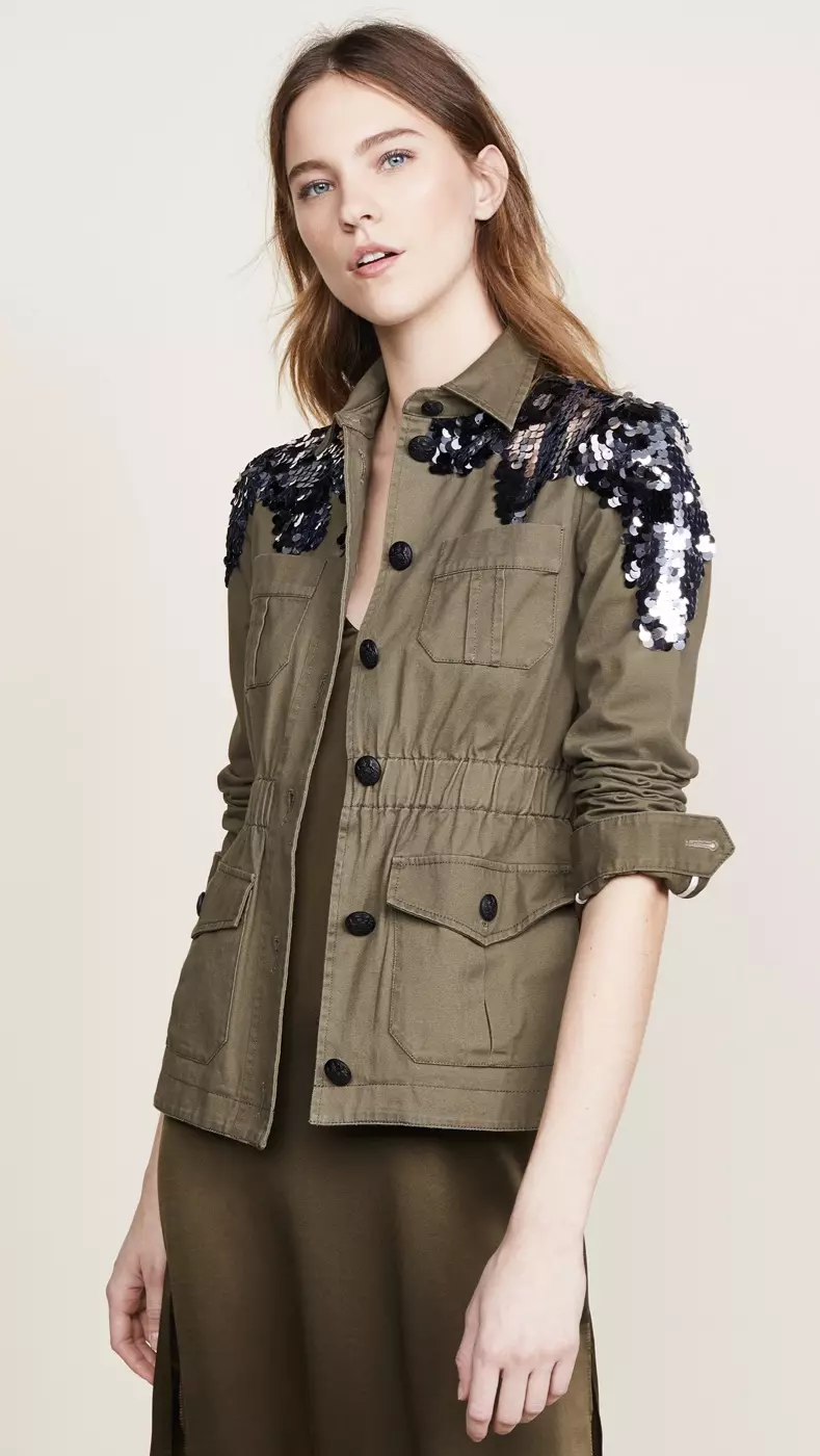 Veronica Beard Sequin Camp Jaket $750