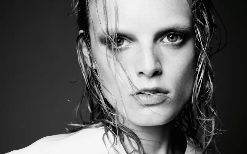 Si Hanne Gaby Odiele ay Nagsusuot ng Couture para sa Harper's Bazaar Turkey Agosto 2013 ni Gianluca Fontana