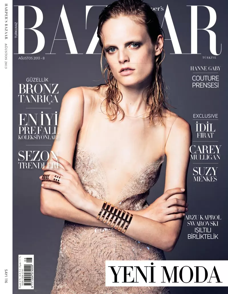 Hanne Gaby Odiele Harper's Bazaar Түркия үшін кутюр киеді, тамыз 2013, Джанлука Фонтана