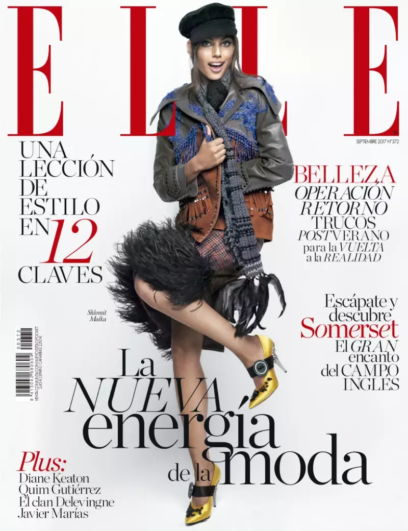 Shlomit Malka Wows in Fall Makeup Looks for ELLE Spain