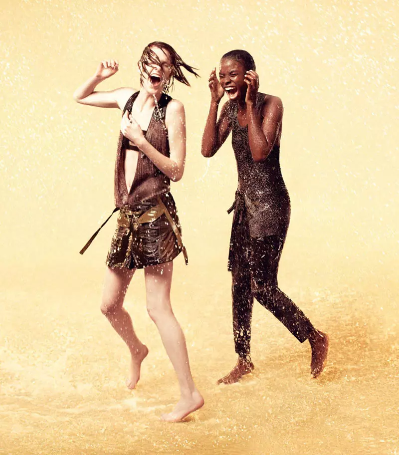 Binaril ni Ryan McGinley sina Jeneil Williams, Julia Frauche at Ashleigh na Mabuti Para sa EDUN Spring 2013 Campaign