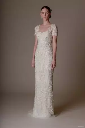 Ēterisks kāzu izskats: Marchesa Spring 2016 Bridal