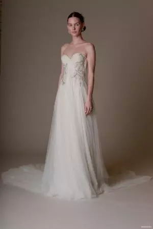 Look de nuntă eteric: Marchesa Spring 2016 Bridal