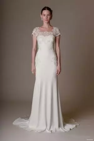 Ethereal Düğün Görünümü: Marchesa İlkbahar 2016 Gelin