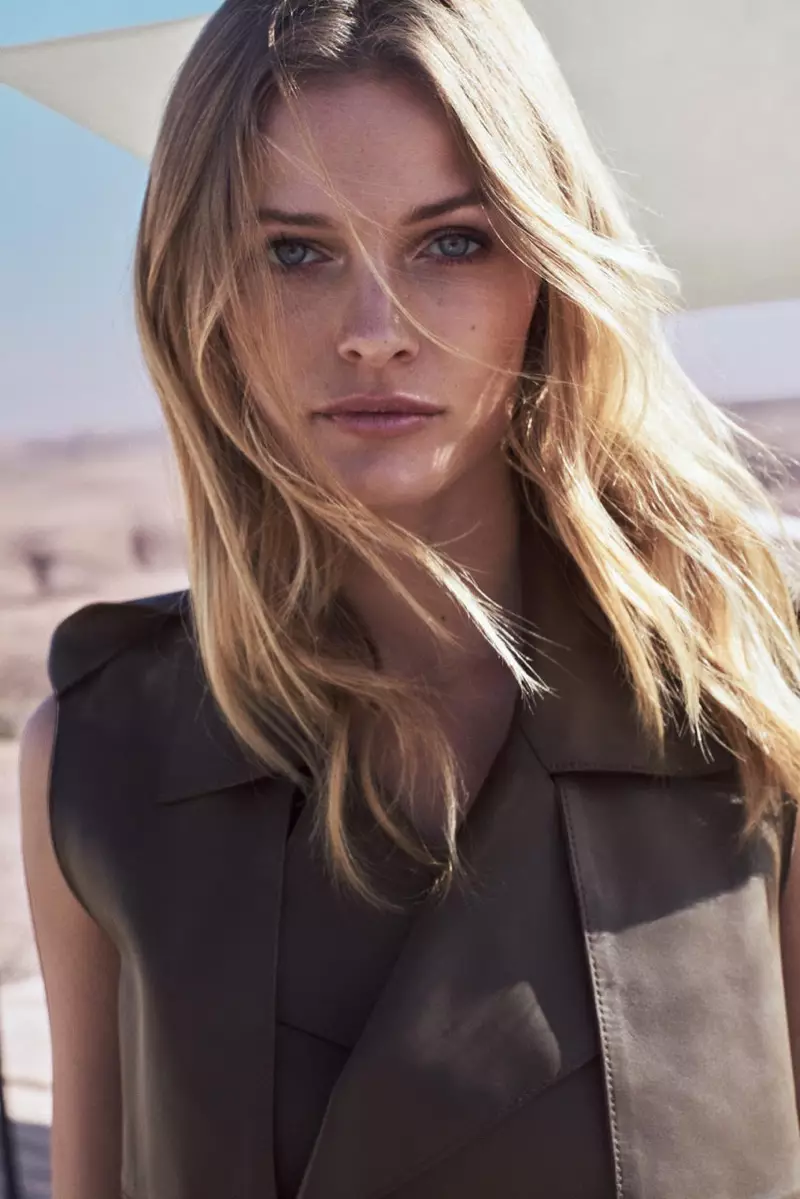 Edita Vilkeviciute fær nærmynd sína í auglýsingaherferð Massimo Dutti vor-sumar 2017