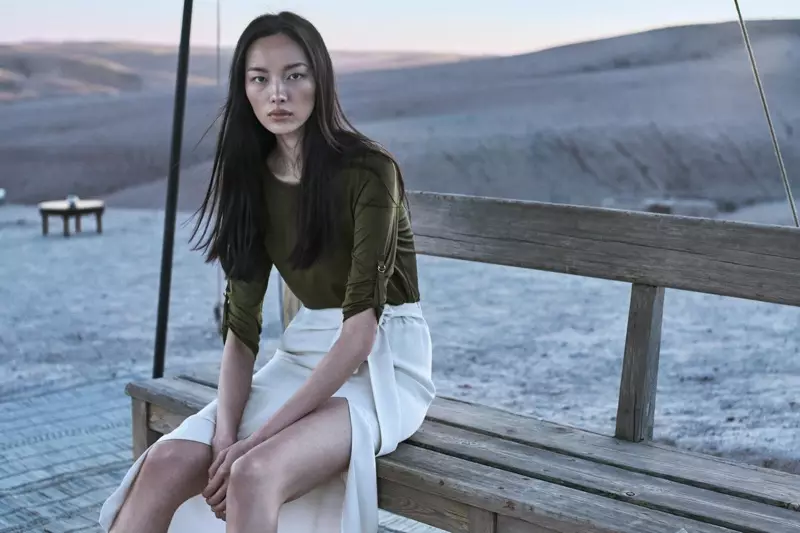 Fei Fei Sun Massimo Dutti को वसन्त-ग्रीष्म 2017 अभियानमा ताराहरू