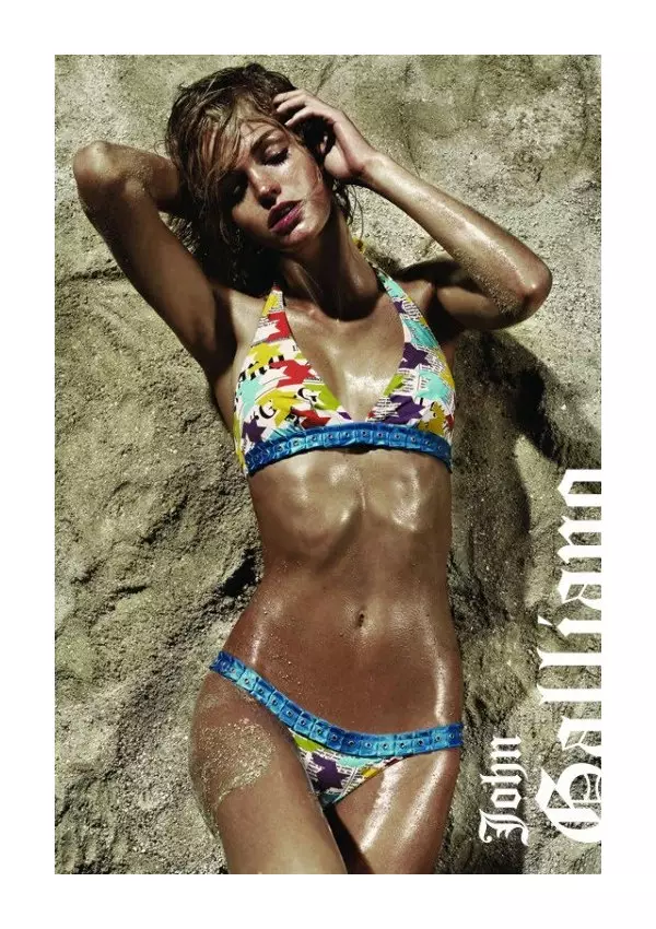 Erin Heatherton John Galliano Primavera 2011 Campanha Lingerie & Swimwear por Robbie Fimmano