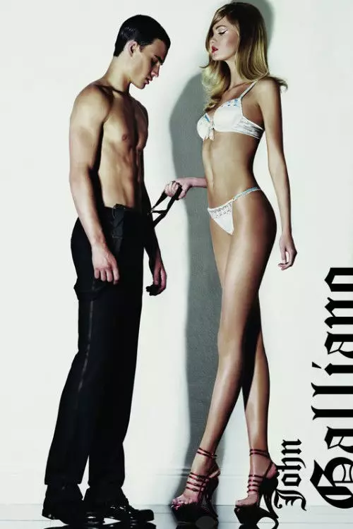 Erin Heatherton John Galliano Lente 2011 Lingerie & Badmode Campagne door Robbie Fimmano