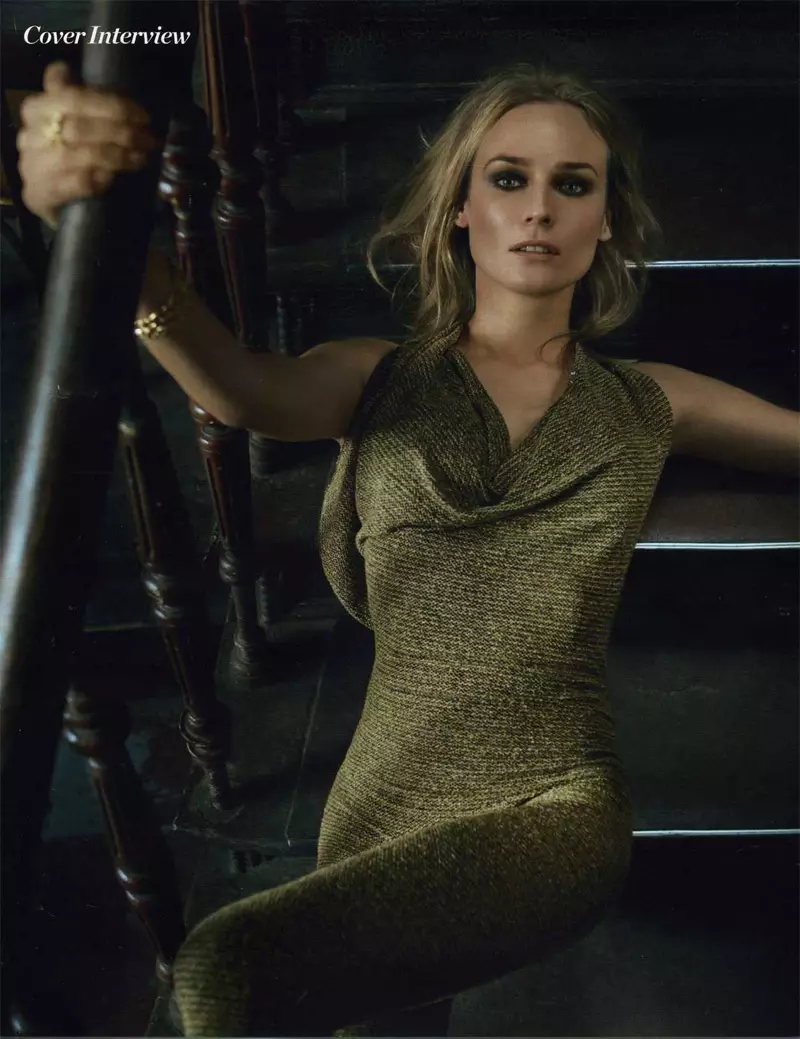 Diane Kruger của Marc Hom | Marie Claire Vương quốc Anh tháng 4 năm 2010